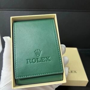 Rolex Green Leather Watch Pouch Service Center Edition